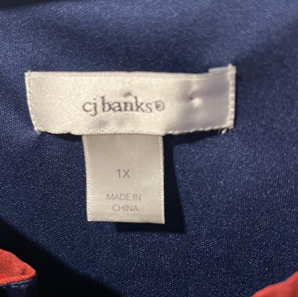 CJ Banks Colorful Summer Breeze Tank Top, Size 1X - Flawless Condition EVC - Picture 2 of 7